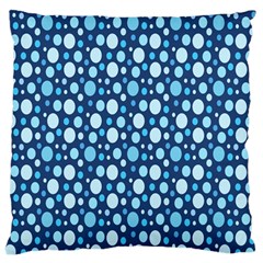 Polka Dot Blue Large Cushion Case (two Sides) by Mariart