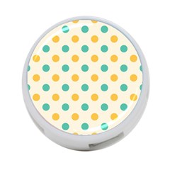 Polka Dot Yellow Green Blue 4-port Usb Hub (one Side) by Mariart