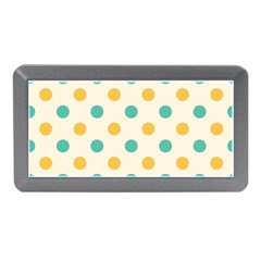 Polka Dot Yellow Green Blue Memory Card Reader (mini)