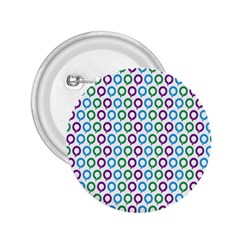 Polka Dot Like Circle Purple Blue Green 2 25  Buttons by Mariart