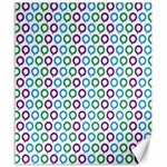 Polka Dot Like Circle Purple Blue Green Canvas 20  x 24   19.57 x23.15  Canvas - 1