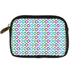 Polka Dot Like Circle Purple Blue Green Digital Camera Cases by Mariart