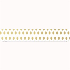 Polka Dots Gold Grey Small Bar Mats