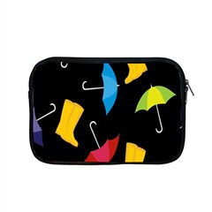 Rain Shoe Boots Blue Yellow Pink Orange Black Umbrella Apple Macbook Pro 15  Zipper Case by Mariart