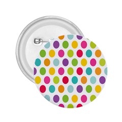 Polka Dot Yellow Green Blue Pink Purple Red Rainbow Color 2 25  Buttons by Mariart