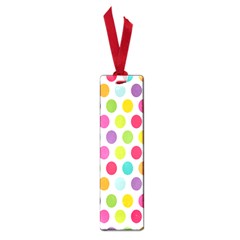 Polka Dot Yellow Green Blue Pink Purple Red Rainbow Color Small Book Marks by Mariart