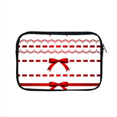 Ribbon Red Line Apple Macbook Pro 15  Zipper Case by Mariart