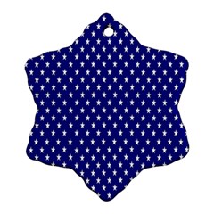 Rainbow Polka Dot Borders Colorful Resolution Wallpaper Blue Star Snowflake Ornament (two Sides)