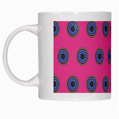 Polka Dot Circle Pink Purple Green White Mugs