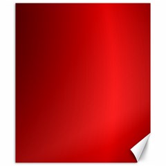Red Gradient Fractal Backgroun Canvas 20  x 24  