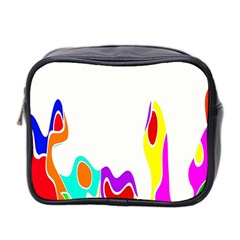 Simple Abstract With Copyspace Mini Toiletries Bag 2-side by Simbadda