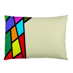 Digitally Created Abstract Page Border With Copyspace Pillow Case by Simbadda