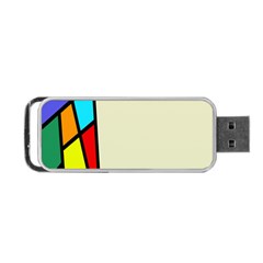 Digitally Created Abstract Page Border With Copyspace Portable Usb Flash (one Side) by Simbadda