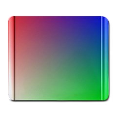 3d Rgb Glass Frame Large Mousepads by Simbadda