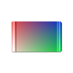 3d Rgb Glass Frame Magnet (name Card) by Simbadda