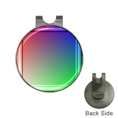 3d Rgb Glass Frame Hat Clips With Golf Markers by Simbadda