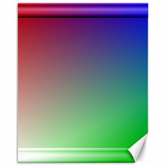 3d Rgb Glass Frame Canvas 16  X 20   by Simbadda