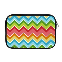 Colorful Background Of Chevrons Zigzag Pattern Apple Macbook Pro 17  Zipper Case by Simbadda