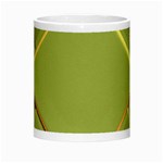 Fractal Green Diamonds Background Morph Mugs Center