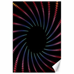 Fractal Black Hole Computer Digital Graphic Canvas 20  X 30   by Simbadda