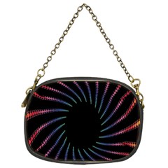 Fractal Black Hole Computer Digital Graphic Chain Purses (two Sides)  by Simbadda