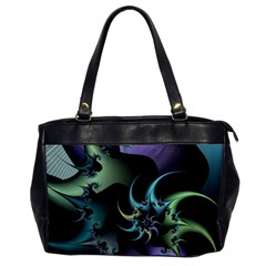 Fractal Image With Sharp Wheels Office Handbags by Simbadda