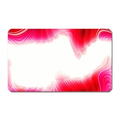 Abstract Pink Page Border Magnet (rectangular) by Simbadda