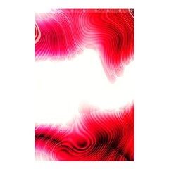Abstract Pink Page Border Shower Curtain 48  X 72  (small)  by Simbadda