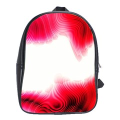 Abstract Pink Page Border School Bags (xl) 