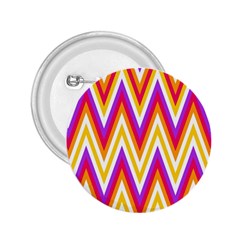 Colorful Chevrons Zigzag Pattern Seamless 2.25  Buttons
