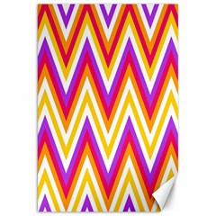 Colorful Chevrons Zigzag Pattern Seamless Canvas 20  x 30  