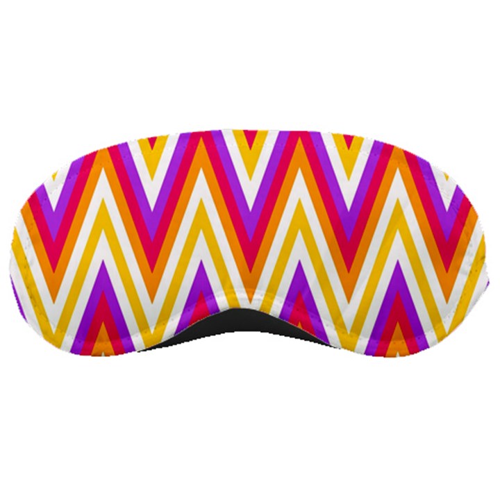 Colorful Chevrons Zigzag Pattern Seamless Sleeping Masks