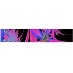 Fractal In Bright Pink And Blue Flano Scarf (Large) Front