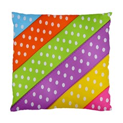 Colorful Easter Ribbon Background Standard Cushion Case (one Side) by Simbadda