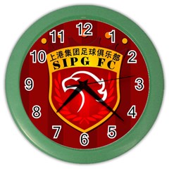 Shanghai SIPG F.C. Color Wall Clocks