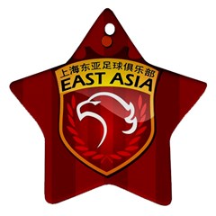 Shanghai Sipg F C  Star Ornament (two Sides) by Valentinaart
