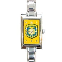 Jiangsu Suning F C  Rectangle Italian Charm Watch by Valentinaart