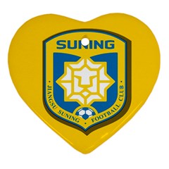 Jiangsu Suning F C  Heart Ornament (two Sides)