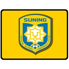 Jiangsu Suning F C  Fleece Blanket (large)  by Valentinaart