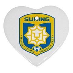 Jiangsu Suning F C  Ornament (heart) by Valentinaart