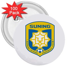 Jiangsu Suning F C  3  Buttons (100 Pack)  by Valentinaart