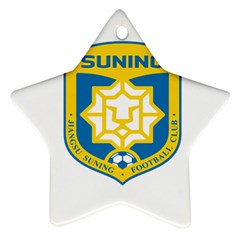 Jiangsu Suning F C  Star Ornament (two Sides) by Valentinaart