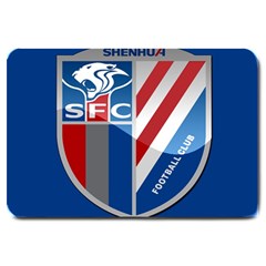 Shanghai Greenland Shenhua F C  Large Doormat  by Valentinaart