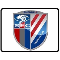 Shanghai Greenland Shenhua F C  Fleece Blanket (large)  by Valentinaart