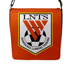 Shandong Luneng Taishan F C  Flap Messenger Bag (l)  by Valentinaart