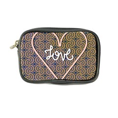 I Love You Love Background Coin Purse by Simbadda