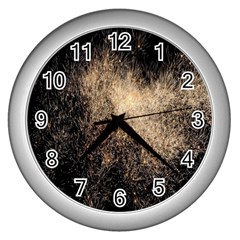 Fireworks Party July 4th Firework Wall Clocks (silver) 