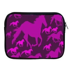 Pink Horses Horse Animals Pattern Colorful Colors Apple Ipad 2/3/4 Zipper Cases by Simbadda