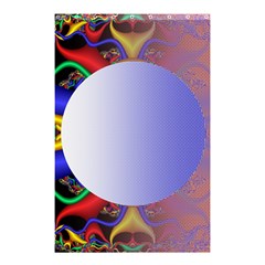 Texture Circle Fractal Frame Shower Curtain 48  X 72  (small)  by Simbadda