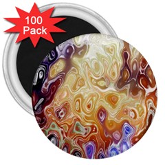 Space Abstraction Background Digital Computer Graphic 3  Magnets (100 Pack) by Simbadda